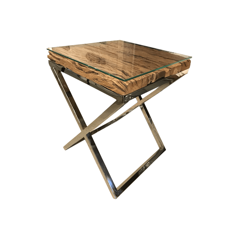 Bed Side Table 5" Brown Colour