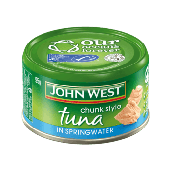 Packed oil free tuna fish