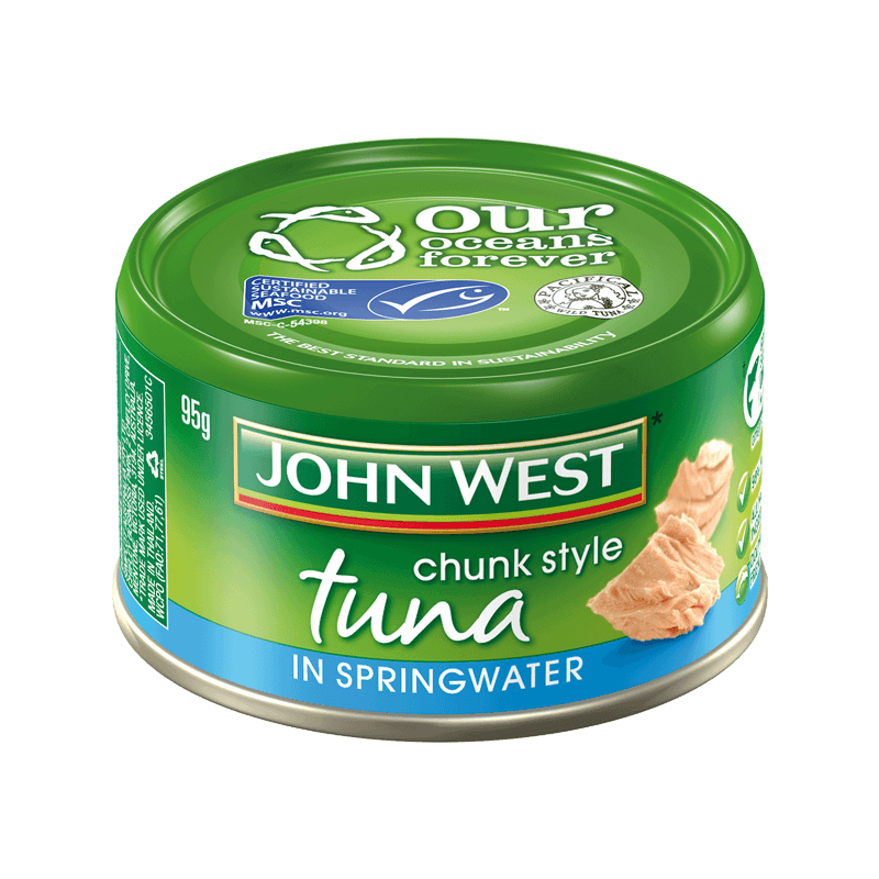 Packed oil free tuna fish