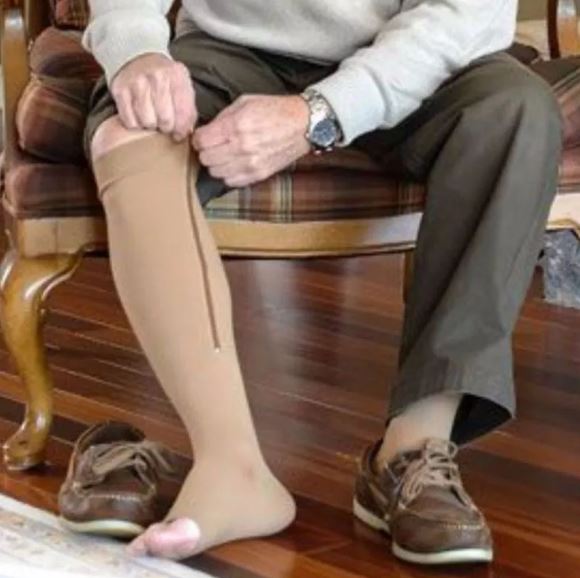 MEDIAS DE COMPRESION ANTI VARICE CON CREMALLERA ZIP SOX - Imagen 5