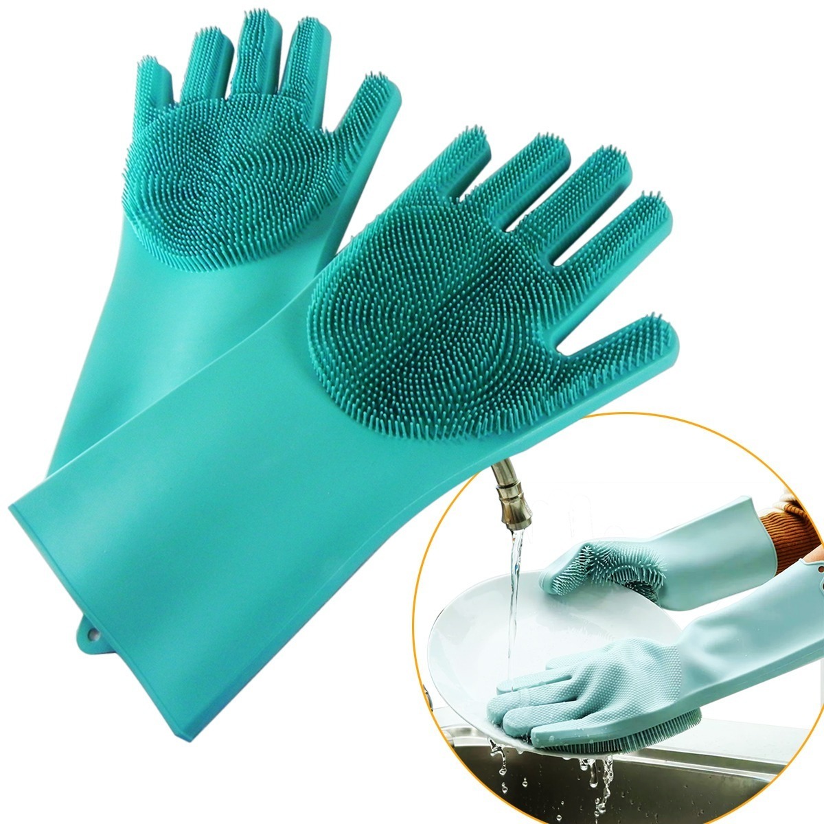 GUANTES SILICONA MULTIUSOS A PRUEBA DE CALOR - Imagen 4
